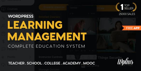 Wordpress Eğitim Temaları Ücretli / Ücretsiz WPLMS Learning Management System for WordPress, Education Theme