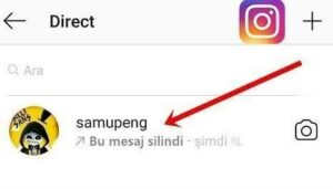 Instagram Silinen DM'leri Görme